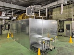 塗料を定温で管理できる保管庫