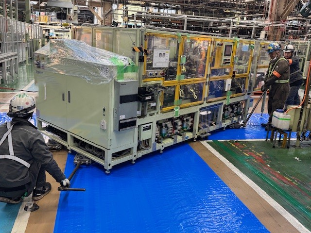 ライン移設工事 (関連会社間）